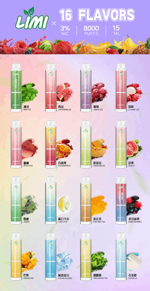 LIMI 辣妹拋棄式8000口：圖片 2