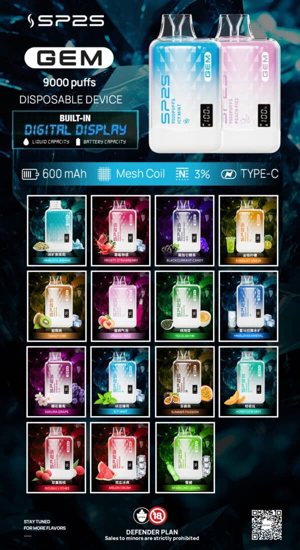 SP2S拋棄式9000口：圖片 2